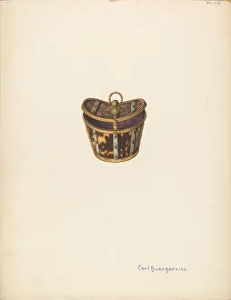 Jewellery Box Prints: Box for Small Jewelry, c. 1941. Creator: Carl Buergerniss