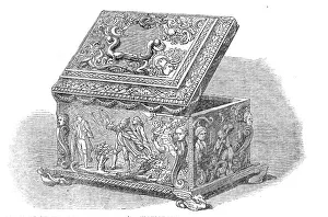 Precious Stone Prints: Box made of the wood of Shakspeare's mulberry-tree