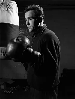 Tyne And Wear Prints: The boxer, a Sunderland miner, 1964. Artist: Michael Walters