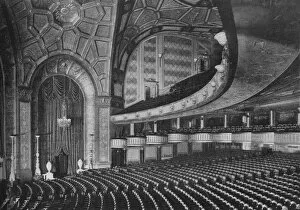 Auditorium Gallery: Boxes in the Loge Mezzanine, Capitol Theatre, Detroit, Michigan, 1925