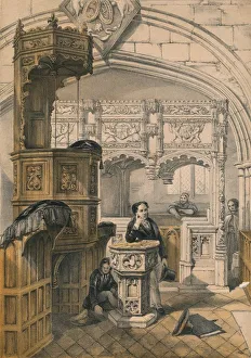 Chantry Prints: Boxgrove Church, Sussex, 19th century. Creator: Unknown