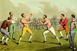 Britain In Pictures Collection: Boxing, early 19th century, (1941). Creator: Henry Thomas Alken