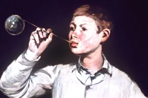 Edouard Prints: Boy Blowing Bubbles, Detail, 1867. Artist: Edouard Manet
