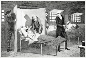 Caring Gallery: The Boy Dies on the Transportation Ship, 1848. Artist: George Cruikshank