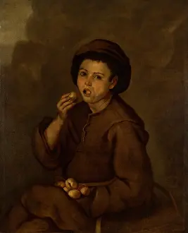 Copy Prints: Boy Eating Peaches, 1660-1700. Creator: Unknown