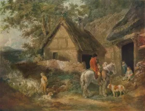 George Morland Prints: A Boy Employed Burning The Weeds, 1799. Artist: James Ward