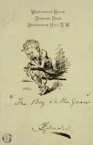 Gnawing Prints: The Boy at the Gnaw, n.d. Creator: Frederick Barnard