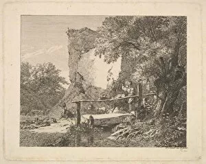 Johann Christian Erhard Gallery: A Boy with Three Goats, 1815. Creator: Johann Christian Erhard