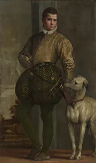 Hose Prints: Boy with a Greyhound, possibly 1570s. Creator: Paolo Veronese