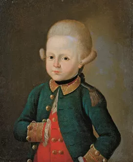 Grenadier Guard Gallery: Boy Lance Corporal of the Preobrazhensky Regiment, End 1760s. Artist: Anonymous