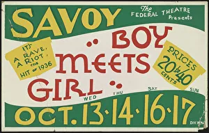 Boy Meets Girl, San Diego, 1937. Creator: Unknown