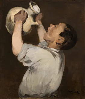 Manet Edouard Gallery: Boy with Pitcher (La Regalade), 1862 / 72. Creator: Edouard Manet