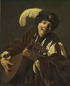 A Boy Playing the Lute (Hearing. From the Series The Five Senses), 1620s