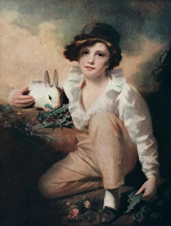 Images Dated 20th May 2006: Boy with Rabbit, c1814 (1912). Artist: Henry Raeburn
