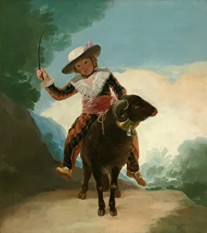 Boy on a Ram, 1786 / 87. Creator: Francisco Goya