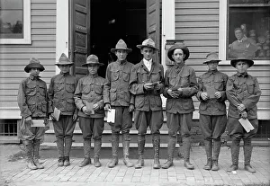 Boy Scouts Prints: Boy Scouts, 1913. Creator: Harris & Ewing. Boy Scouts, 1913. Creator: Harris & Ewing