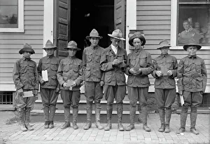 Boy Scouts Prints: Boy Scouts, 1913. Creator: Harris & Ewing. Boy Scouts, 1913. Creator: Harris & Ewing
