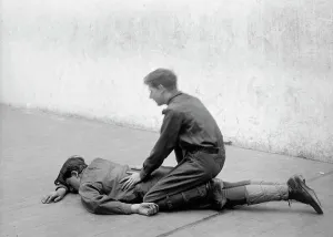 Showing Prints: Boy Scouts Training Demonstration, 1912