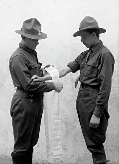 Showing Prints: Boy Scouts Training Demonstration, 1912