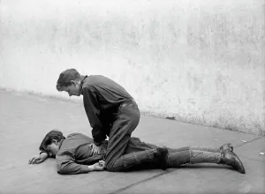 Showing Prints: Boy Scouts Training Demonstration, 1912