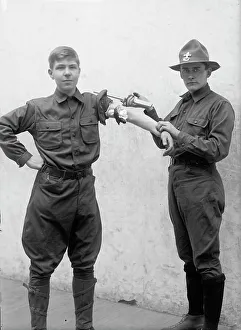 Showing Prints: Boy Scouts Training Demonstration, 1912