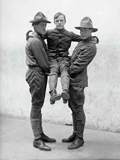 Showing Prints: Boy Scouts Training Demonstration, 1912