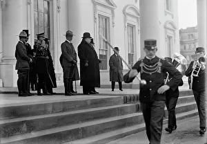 Boy Scouts Prints: Boy Scouts - Visit of Sir Robert Baden-Powell To DC Reviewing Parade: All Or Some of Foregoing