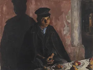 Peter Marius Hansen Prints: A Boy Selling Fruit. Naples, 1903. Creator: Peter Hansen