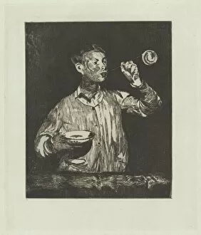 Manet Edouard Gallery: The Boy with Soap Bubbles (L enfant aux bulles de savon), 1868 / 1869