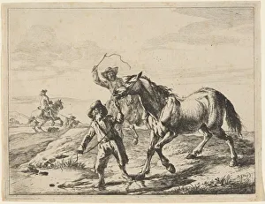 A Boy Taking a Horse to Drink, 1651. Creator: Dirck Stoop