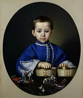 Boy from Terlikov Family, 1870s-1880s. Artist: Anonymous