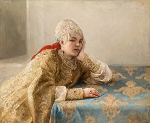 Domostroy Gallery: Boyars daughter, 1903