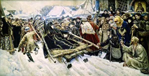 Arrested Collection: Boyarynya Morozova, 1887. Artist: Vasily Surikov