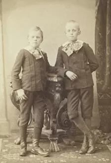 Images Dated 21st October 2021: Two Boys, 1870 / 99. Creator: L. W. Felt