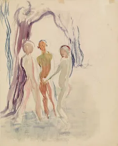 Oath Prints: Boys, 1900-1925. Creator: Magnus Enckell