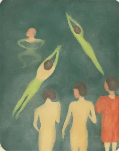 Boys Bathing, 1896. Creator: Edvard Munch
