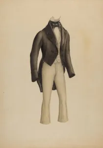 Henry De Wolfe Prints: Boys Coat and Trousers, c. 1939. Creator: Henry De Wolfe