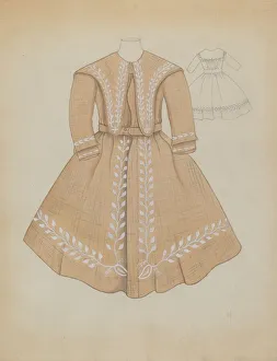 Trimming Prints: Boys Dress, c. 1936. Creator: Esther Hansen