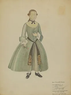 Childs Prints: Boy's Dress, c. 1936. Creator: Tabea Hosier