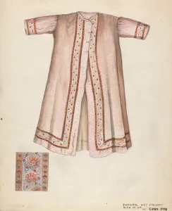 Childrens Wear Gallery: Boys Dressing Gown, c. 1937. Creator: Edna C. Rex