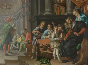 A Boys School, 1597-1658. Creator: Francis Cleyn