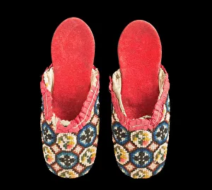 Slippers Prints: Boy's slippers, between 1800 and 1850. Creator: Unknown