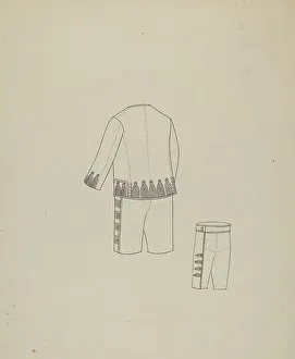 Childs Prints: Boy's Suit, 1935/1942. Creator: Nancy Crimi
