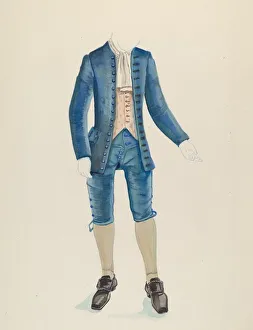 Stockings Collection: Boys Suit, c. 1937. Creator: Gwyneth King