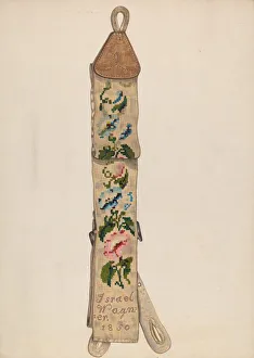 Hastings Katherine Prints: Boys Suspenders, c. 1938. Creator: Katherine Hastings