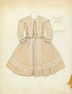 Childrens Wear Gallery: Boyss Dress, c. 1940. Creator: Esther Hansen