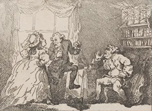 Bozzy and Madame Piozzi (Frontispiece, Bozzy and Piozzi by Peter Pindar)