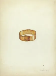 Nemtzoff Anne Prints: Bracelet, 1935/1942. Creator: Anne Nemtzoff