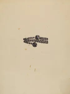 Cook Gladys Prints: Bracelet, c. 1936. Creator: Gladys Cook