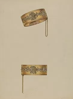 Inlaying Gallery: Bracelets, c. 1936. Creator: Bertha Semple